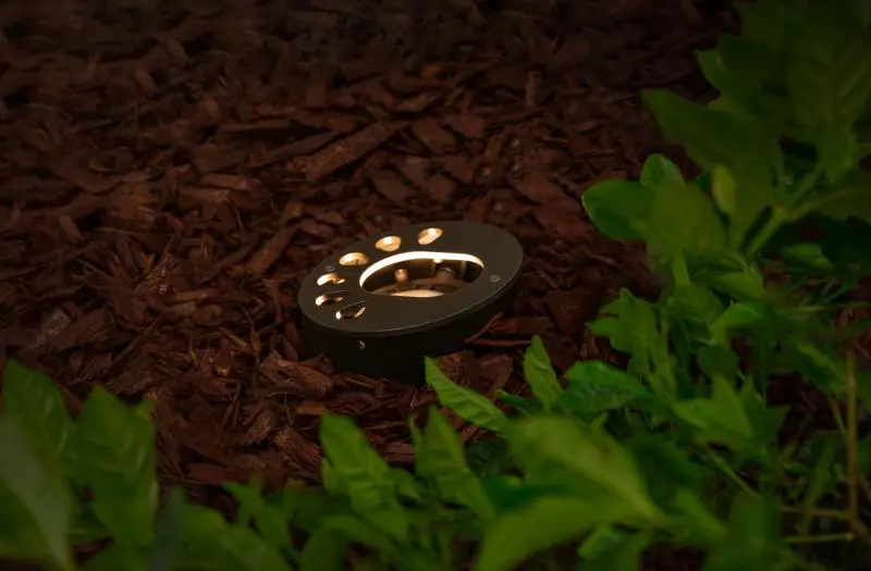 well lights in the ground