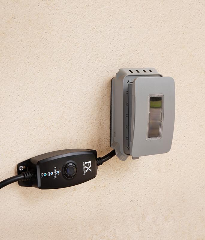 outlet with fx outdoor lighting timer